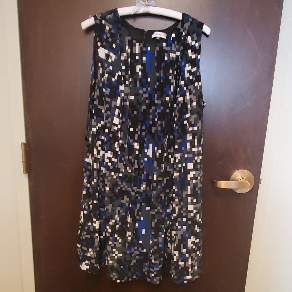 Calvin Klein shift dress with pockets size 2x
